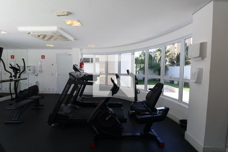 Área comum - Academia de apartamento para alugar com 3 quartos, 106m² em Jardim Belmar, Guarujá