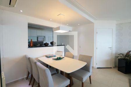 Sala de apartamento para alugar com 3 quartos, 106m² em Jardim Belmar, Guarujá