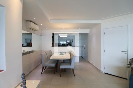 Sala de apartamento para alugar com 3 quartos, 106m² em Jardim Belmar, Guarujá