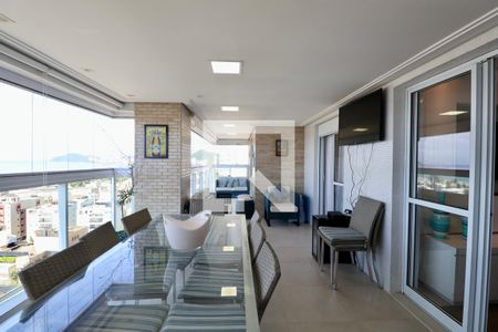 Varanda de apartamento para alugar com 3 quartos, 106m² em Jardim Belmar, Guarujá
