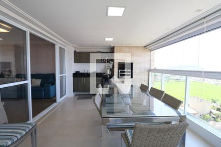Varanda de apartamento para alugar com 3 quartos, 106m² em Jardim Belmar, Guarujá