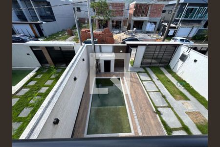 Suíte 1 - Varanda - Vista de casa de condomínio à venda com 4 quartos, 180m² em Vargem Pequena, Rio de Janeiro