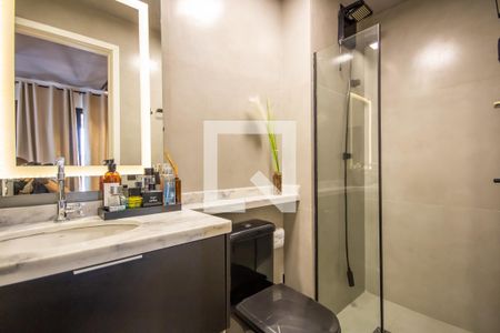 Banheiro da Suíte de apartamento à venda com 1 quarto, 37m² em Presidente Altino, Osasco