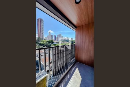 Varanda da Sala/Quarto de apartamento para alugar com 1 quarto, 26m² em Vila Regente Feijó, São Paulo