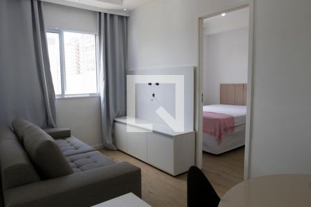 Sala de apartamento para alugar com 1 quarto, 35m² em Barra Funda, São Paulo