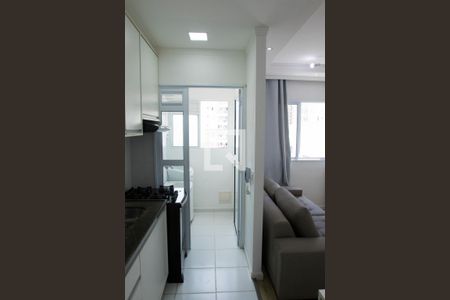 Cozinha de apartamento para alugar com 1 quarto, 35m² em Barra Funda, São Paulo