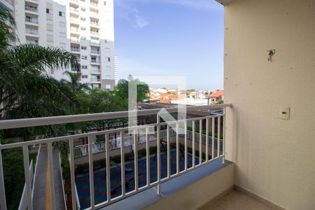 Varanda da Sala de apartamento para alugar com 2 quartos, 59m² em Vila Progresso, Sorocaba