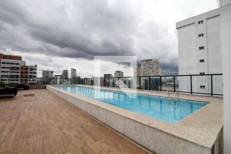 Área Comum - Piscina de kitnet/studio para alugar com 1 quarto, 24m² em Pinheiros, São Paulo