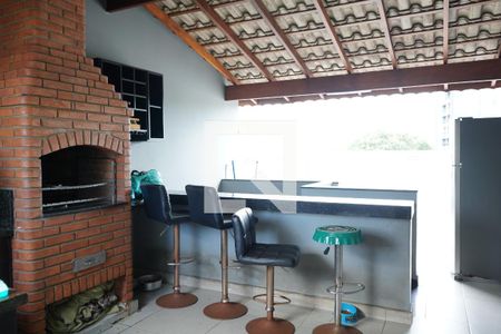 Churrasqueira de casa de condomínio à venda com 3 quartos, 217m² em Vila Bertioga, São Paulo