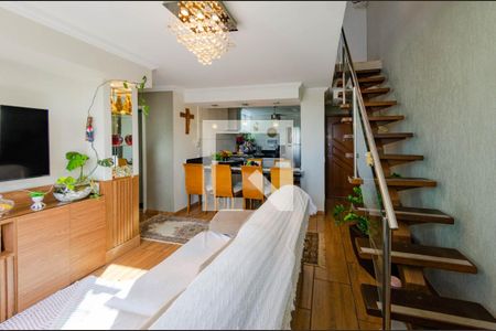 Sala de apartamento à venda com 2 quartos, 62m² em Conjunto California, Belo Horizonte