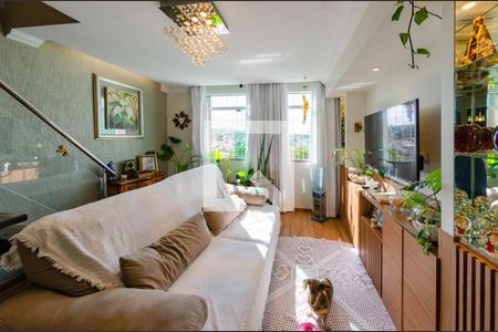 Sala de apartamento à venda com 2 quartos, 62m² em Conjunto California, Belo Horizonte