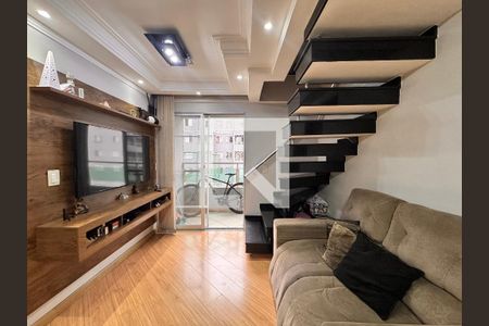 Sala de apartamento à venda com 3 quartos, 130m² em Vila Sao Pedro, Santo André