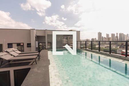 Condomínio - Piscina de apartamento para alugar com 1 quarto, 34m² em Vila Mafra, São Paulo