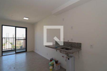 Cozinha de kitnet/studio para alugar com 1 quarto, 27m² em Pinheiros, São Paulo