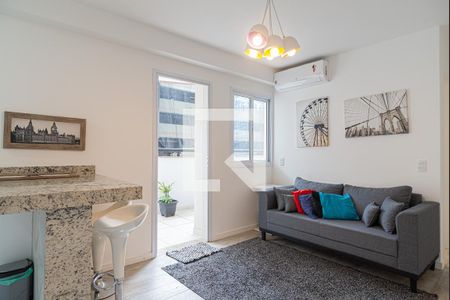 Sala de apartamento para alugar com 1 quarto, 50m² em Consolação, São Paulo