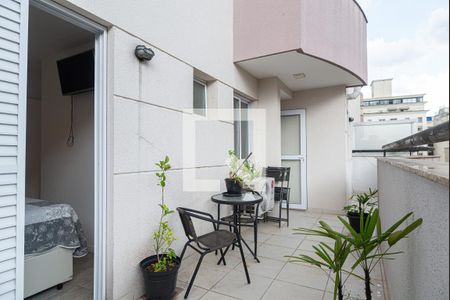 Varanda da Sala e Quarto de apartamento para alugar com 1 quarto, 50m² em Consolação, São Paulo