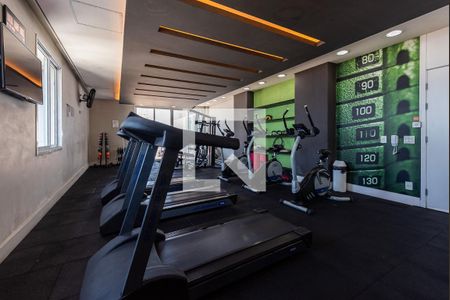 Academia de apartamento para alugar com 1 quarto, 50m² em José Menino, Santos