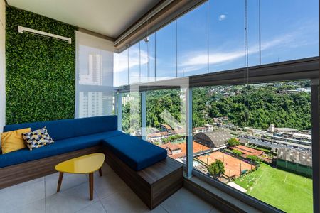 Varanda de apartamento para alugar com 1 quarto, 50m² em José Menino, Santos