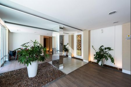 Hall de entrada de apartamento para alugar com 1 quarto, 50m² em José Menino, Santos