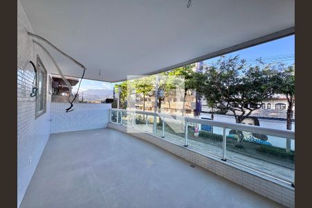 Varanda Sala de apartamento à venda com 3 quartos, 102m² em Recreio dos Bandeirantes, Rio de Janeiro