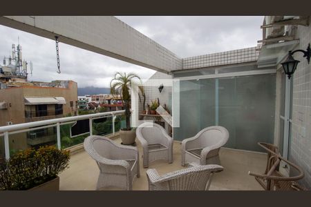 Varanda da Sala de apartamento à venda com 4 quartos, 175m² em Recreio dos Bandeirantes, Rio de Janeiro