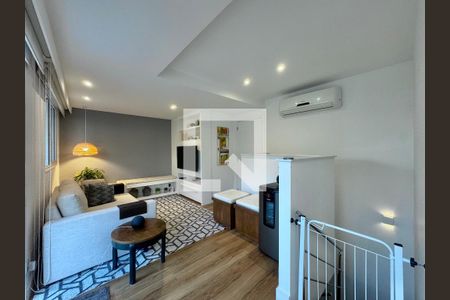 Sala (Segundo andar) de apartamento à venda com 3 quartos, 138m² em Recreio dos Bandeirantes, Rio de Janeiro