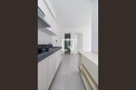 Cozinha de apartamento à venda com 2 quartos, 35m² em Santo Amaro, São Paulo