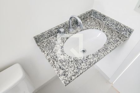 Banheiro Social de apartamento à venda com 2 quartos, 58m² em Vila Goncalves, São Bernardo do Campo