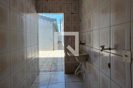 Área de Serviço de casa para alugar com 3 quartos, 65m² em Sítio do Campo, Praia Grande
