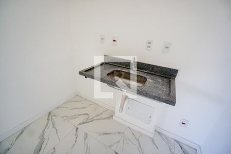 Cozinha de kitnet/studio à venda com 1 quarto, 29m² em Chácara Seis de Outubro, São Paulo