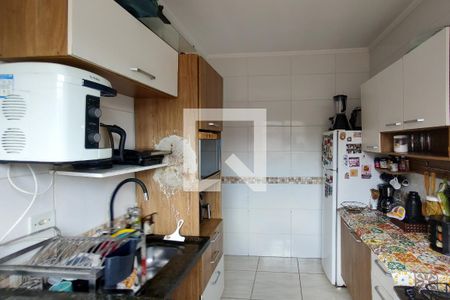Cozinha de casa de condomínio para alugar com 2 quartos, 54m² em Nova Mirim, Praia Grande