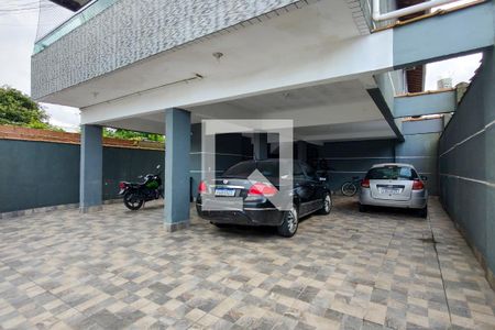Garagem de casa de condomínio para alugar com 2 quartos, 54m² em Nova Mirim, Praia Grande