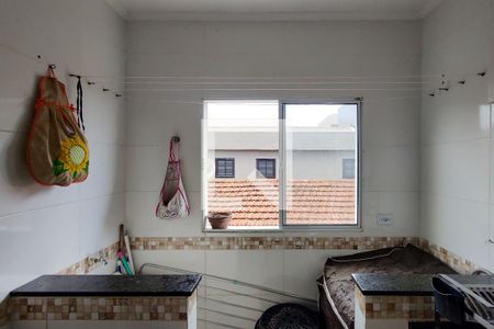 Área de Serviço de casa de condomínio para alugar com 2 quartos, 54m² em Nova Mirim, Praia Grande