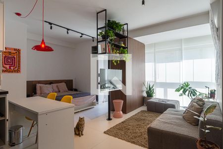 Sala de kitnet/studio para alugar com 1 quarto, 35m² em Bela Vista, São Paulo
