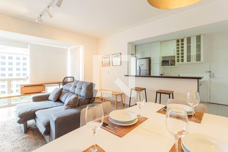 Sala de apartamento para alugar com 3 quartos, 100m² em Vila Nova Conceição, São Paulo