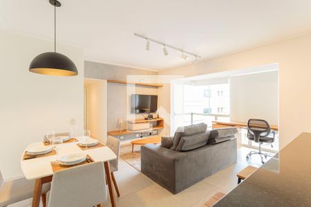 Sala de apartamento para alugar com 3 quartos, 100m² em Vila Nova Conceição, São Paulo