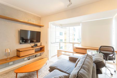 Sala de apartamento para alugar com 3 quartos, 100m² em Vila Nova Conceição, São Paulo