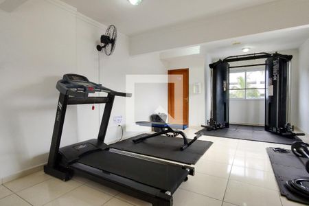 Área comum - Academia de apartamento para alugar com 2 quartos, 64m² em Maracanã, Praia Grande