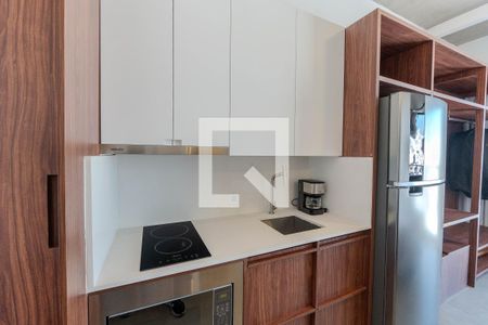 Cozinha de kitnet/studio à venda com 1 quarto, 20m² em Bela Vista, São Paulo