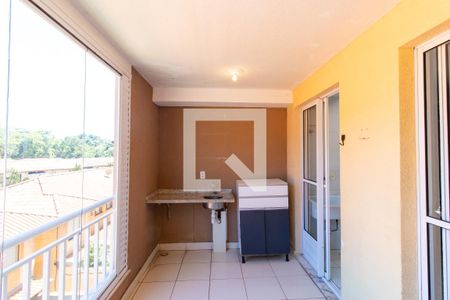 Varanda da Sala de apartamento para alugar com 2 quartos, 61m² em Jardim Torino, Cotia