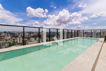 Piscina Coberta de kitnet/studio para alugar com 1 quarto, 24m² em Santo Amaro, São Paulo