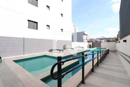 Área comum - Piscina de kitnet/studio para alugar com 1 quarto, 29m² em Bom Retiro, São Paulo