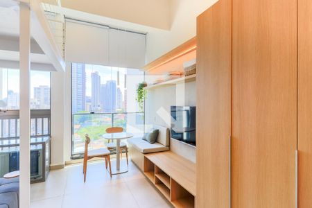 Studio de kitnet/studio para alugar com 1 quarto, 29m² em Jardim das Acacias, São Paulo