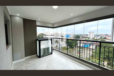 Varanda da Sala de apartamento para alugar com 2 quartos, 57m² em Vila Camargos, Guarulhos