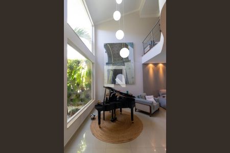 Salas de casa de condomínio à venda com 4 quartos, 270m² em Swiss Park, Campinas