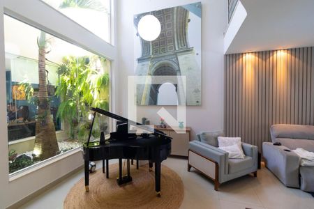 Salas de casa de condomínio à venda com 4 quartos, 270m² em Swiss Park, Campinas