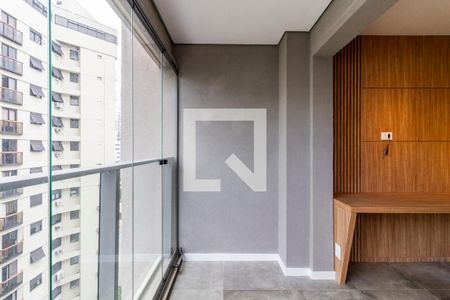 Varanda de apartamento para alugar com 1 quarto, 38m² em Jardim Paulista, São Paulo