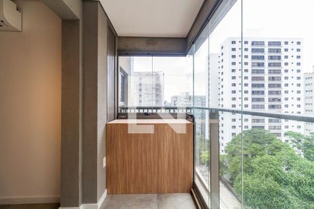 Varanda de apartamento para alugar com 1 quarto, 38m² em Jardim Paulista, São Paulo