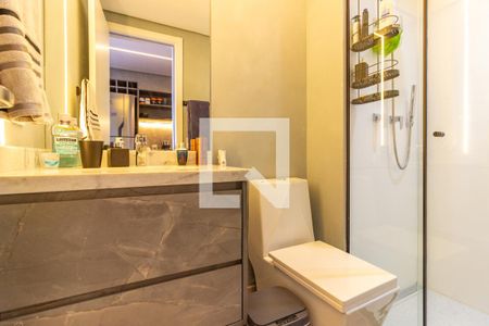 Banheiro de kitnet/studio à venda com 1 quarto, 31m² em Sumarezinho, São Paulo