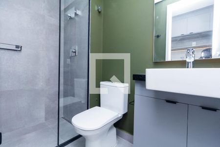 Banheiro de kitnet/studio à venda com 1 quarto, 20m² em Vila Gomes Cardim, São Paulo